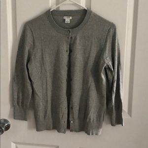 New JCrew Gray Cardigan